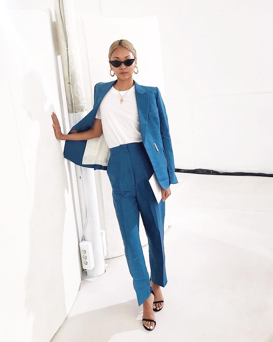 Professional power suit styling